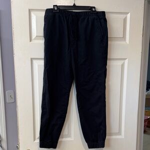 Arizona Jean Company Black Elastic Drawstring Waist Jogger Pants Boys 20 Husky